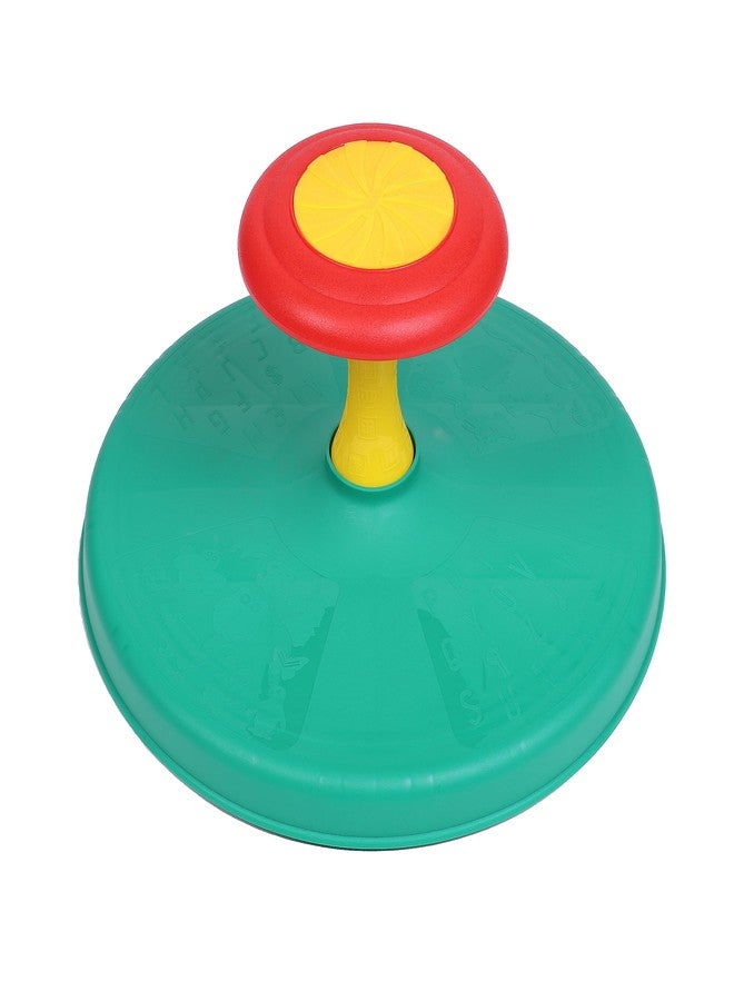 PULSBERY ألعاب بولسبري الكلاسيكية غير القابلة للكسر للأطفال، ألعاب الجلوس والدوران، ألعاب جلوس ودوران أكبر للأطفال، لعبة دوارة كلاسيكية للأطفال (متعددة الألوان - بلاستيك) (لعبة جلوس ودوران للأطفال) - Image 1